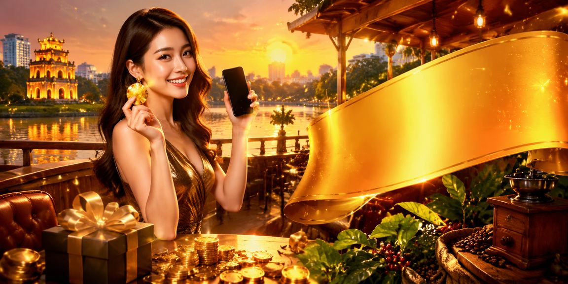 Không gian cà phê Hà Nội minh họa việc lưu mã giao dịch và kiểm tra ưu đãi